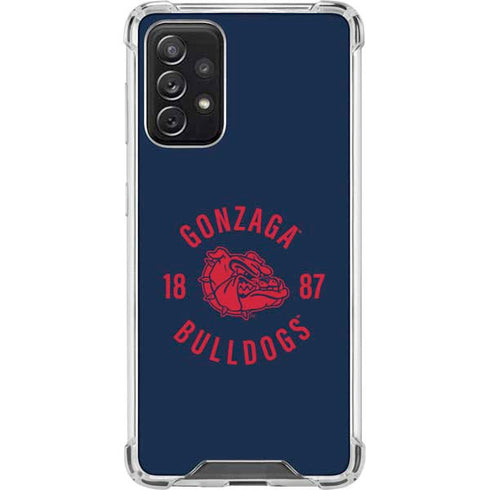 Gonzaga University Bulldogs 1887 Galaxy A72 5G Clear Case